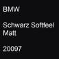 Preview: BMW, Schwarz Softfeel Matt, 20097.